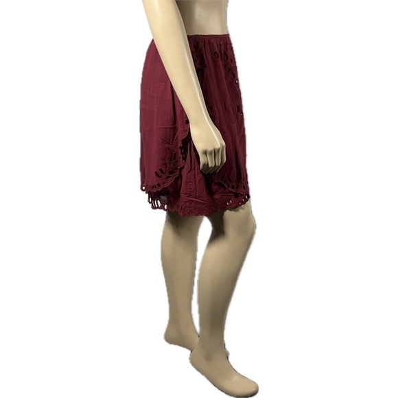 NWT IRO Paris Carina Eyelet Mini Skirt - Picture 7 of 11
